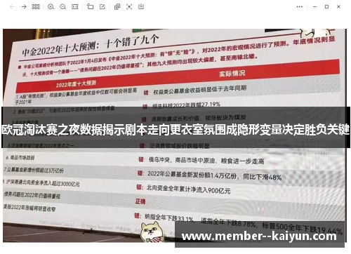 欧冠淘汰赛之夜数据揭示剧本走向更衣室氛围成隐形变量决定胜负关键 欧冠淘汰赛之夜数据揭示剧本走向更衣室氛围成隐形变量决定胜负关键